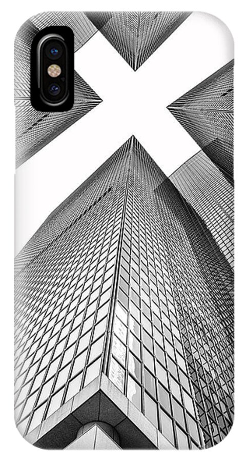 Downtown Los Angeles iPhone X Case featuring the photograph Crossed by Az Jackson