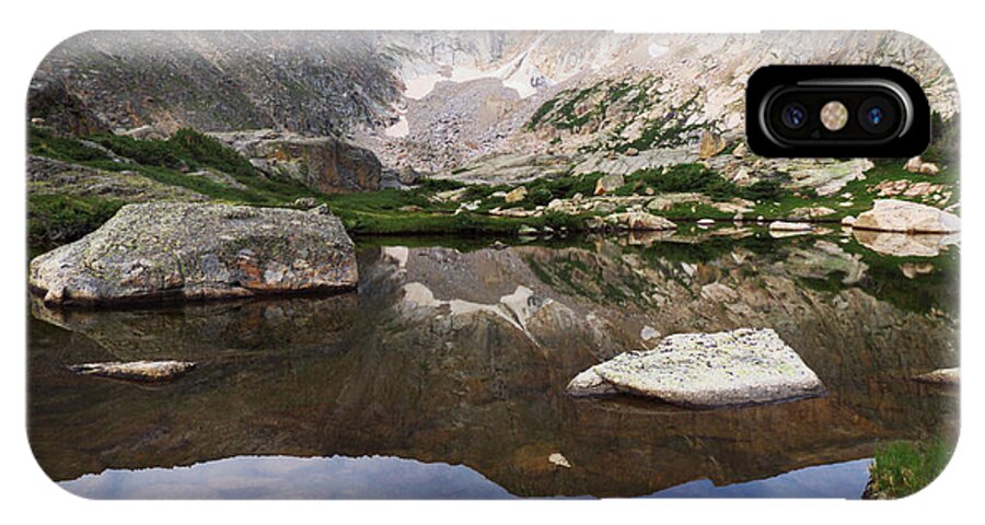 Lake iPhone X Case featuring the photograph Crystal Lake Reflection by Thomas Samida