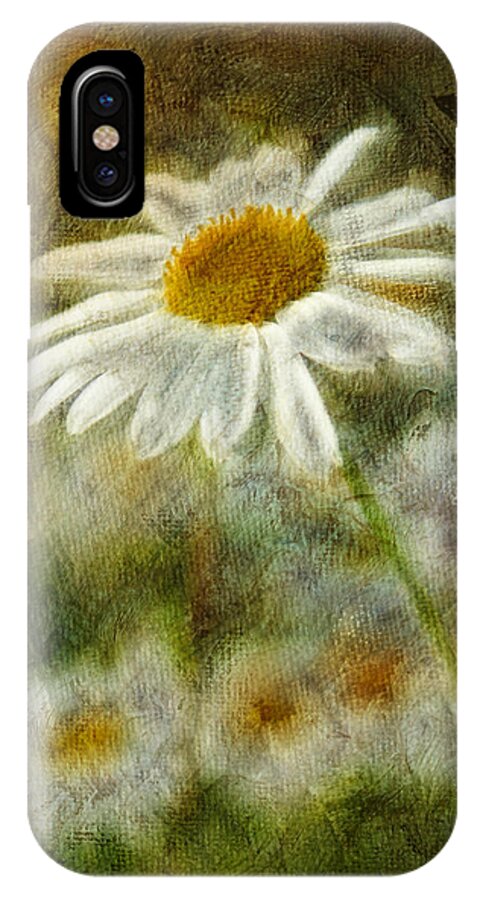 Daisies iPhone X Case featuring the photograph Daisies ... again - p11at01 by Variance Collections