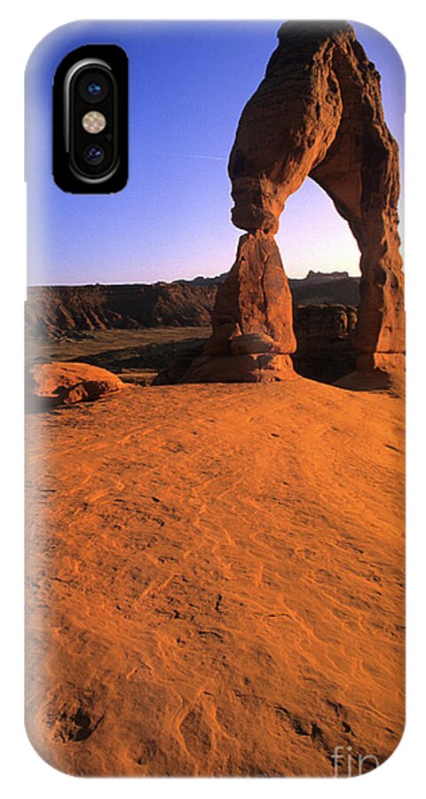 Delicate Arch iPhone X Case featuring the photograph Delicate Arch by Bob Christopher