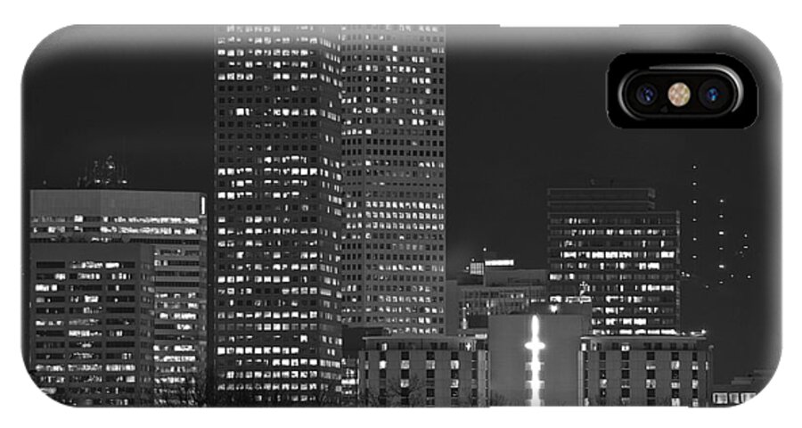 Skyline iPhone X Case featuring the photograph Denver Downtown by Eric Rundle
