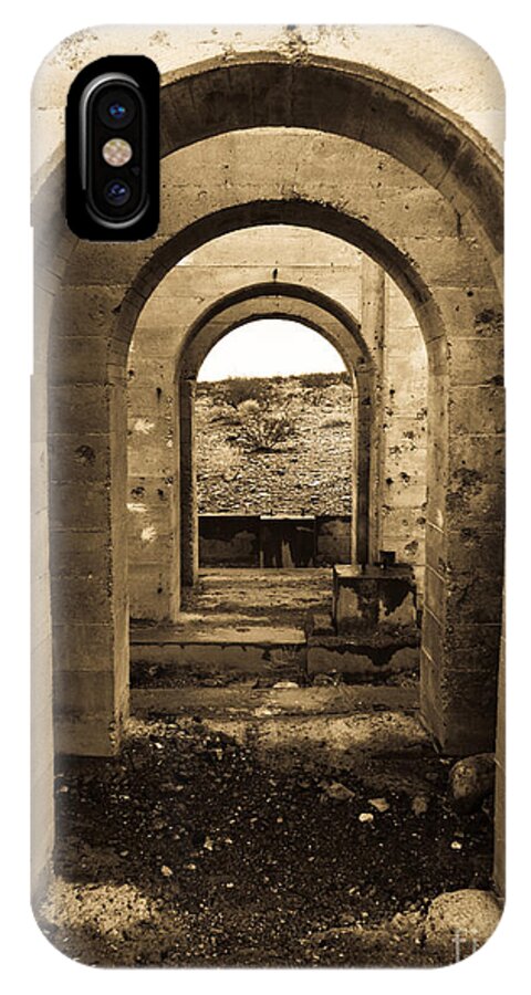 West iPhone X Case featuring the photograph Desert Doorways by Dan Julien