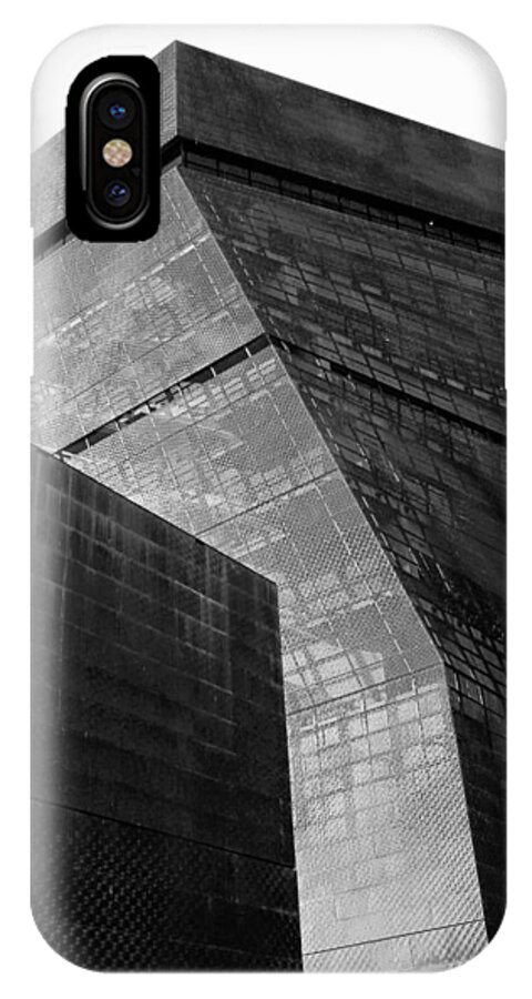 De Young iPhone X Case featuring the photograph DeYoung Museum by Michael Hope