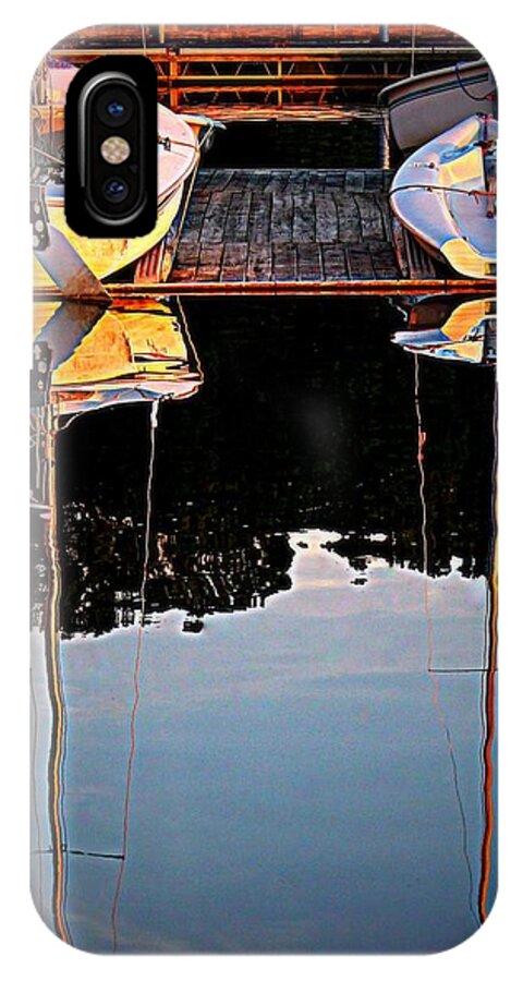 Sailboats iPhone X Case featuring the photograph Docked by Geri Glavis