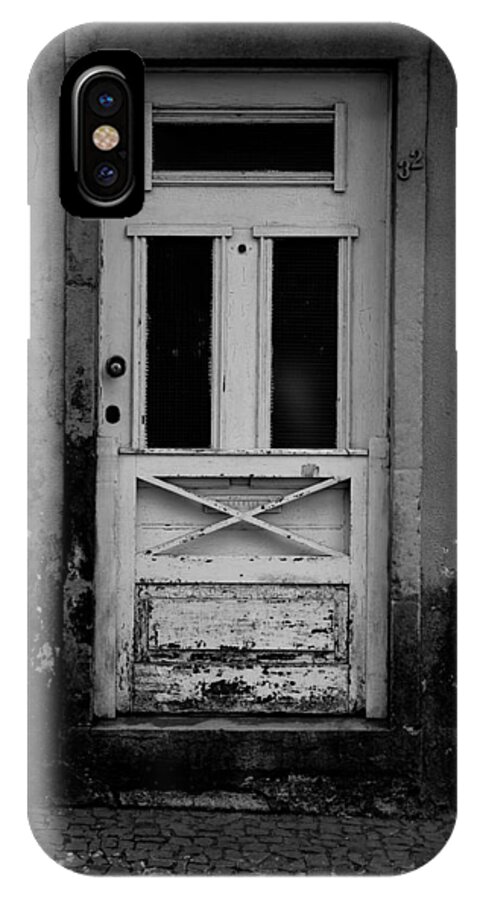 Aged iPhone X Case featuring the photograph Door-8 by Joseph Amaral