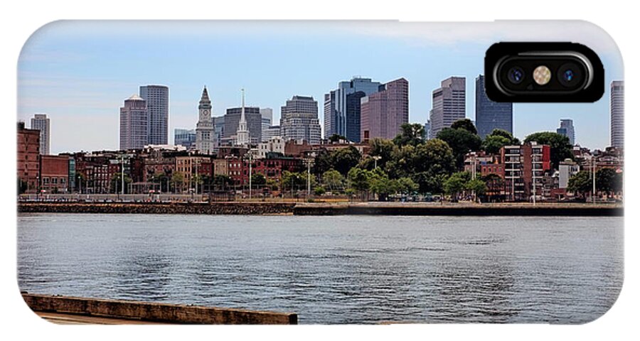 Downtown View In Boston iPhone X Case featuring the photograph Downtown View in Boston by Klm Studioline