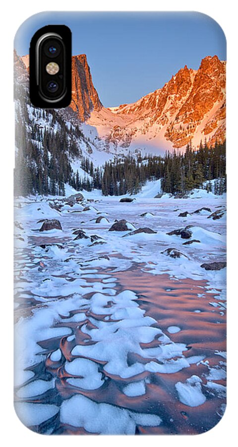 Rocky Mountain National Park iPhone X Case featuring the photograph Dream Lake - Rocky Mountain National Park by Ronda Kimbrow