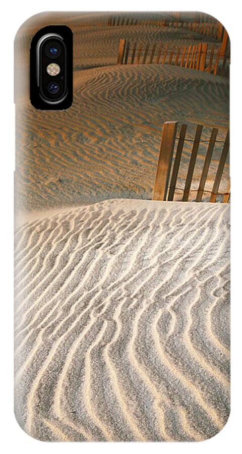 Island iPhone X Case featuring the photograph Dune Patterns III by Steven Ainsworth