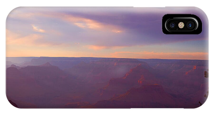 Dusk iPhone X Case featuring the photograph Dusk at the Grand Canyon by Tom Kelly