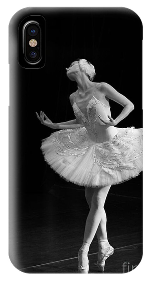 Clare Bambers iPhone X Case featuring the photograph Dying Swan 3. by Clare Bambers