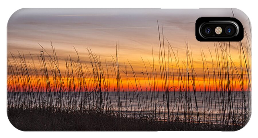 Edisto Beach iPhone X Case featuring the photograph Edisto Beach Sunrise 02 by Jim Dollar