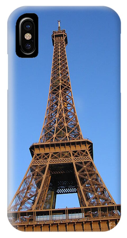 Tour Eiffel iPhone X Case featuring the photograph Eiffel Tower 2005 Ville Candidate by HEVi FineArt