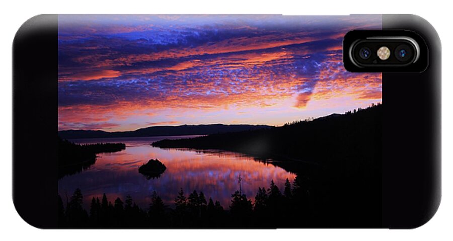 Lake Tahoe iPhone X Case featuring the photograph Emerald Bay Awakens by Sean Sarsfield