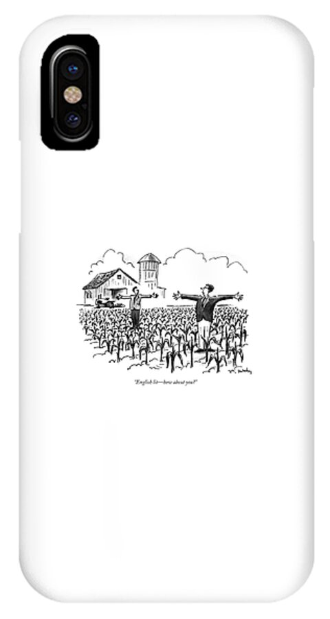 English Lit - How About You? iPhone X Case