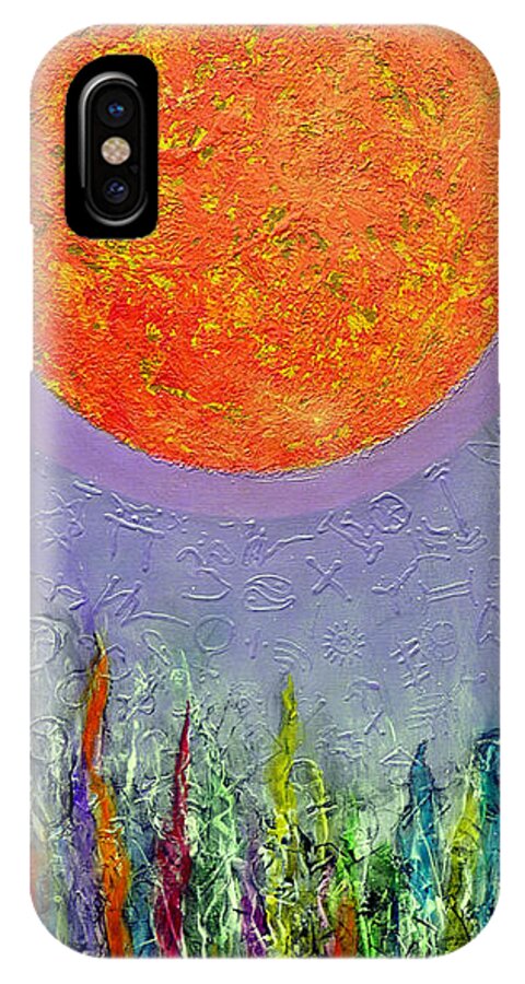 Jim Whalen iPhone X Case featuring the painting Everything Under the Sun by Jim Whalen