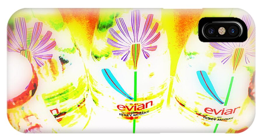 Evian iPhone X Case featuring the photograph Evian Water Fashion by Funkpix Photo Hunter