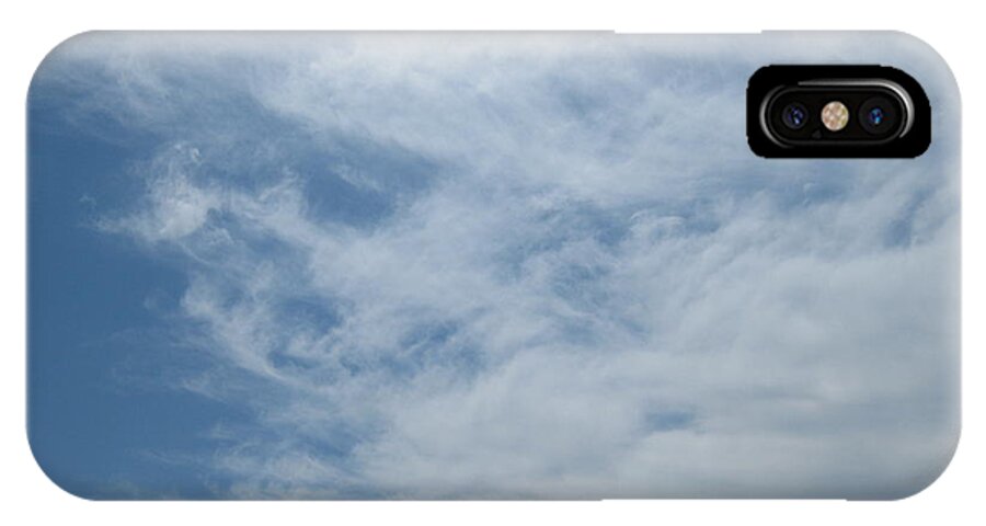 Sky iPhone X Case featuring the photograph Fair Skies of Summer by Carolyn Jacob
