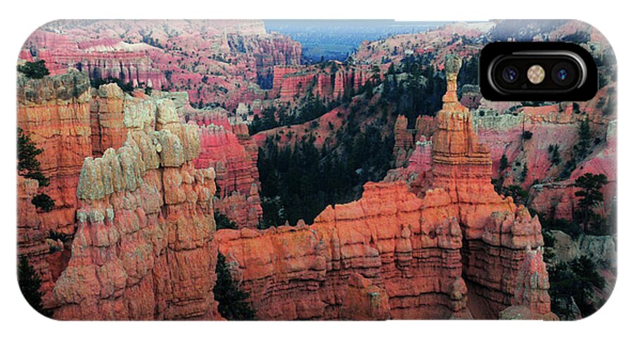 Bryce Canyon National Park iPhone X Case featuring the photograph Fairyland, Bryce Canyon National Park by Michel Hersen