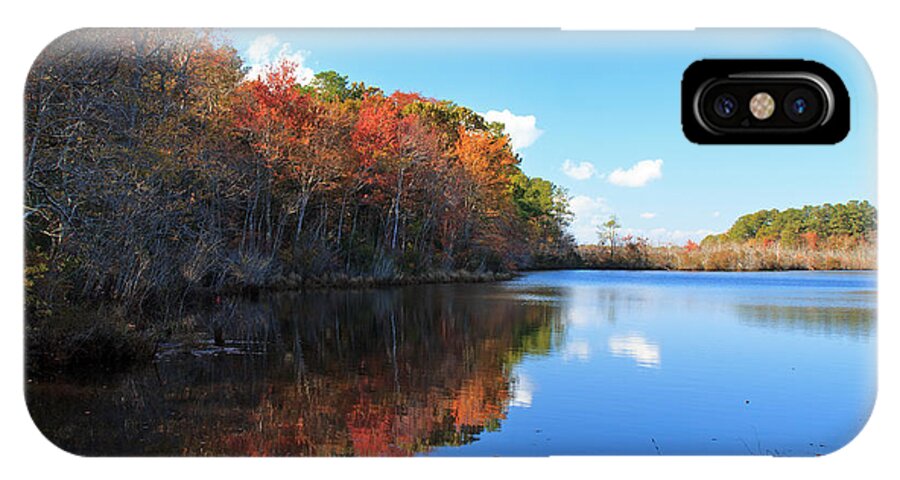 Turkel Pond iPhone X Case featuring the photograph Fall at Turkel Pond by Robert Pilkington