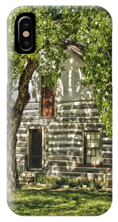 Wichita iPhone X Case featuring the photograph First House In Wichita by Barbara Dean