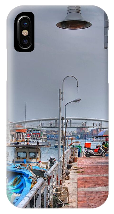 Fisherman's Wharf iPhone X Case featuring the photograph Fisherman's Wharf Taiwan by Bill Hamilton