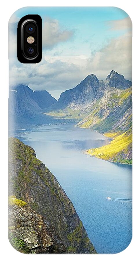Land iPhone X Case featuring the photograph Fjord by Maciej Markiewicz