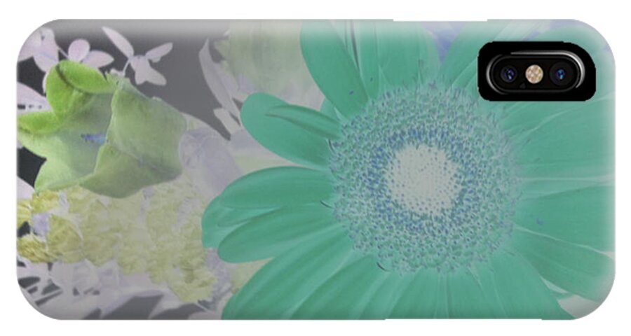 Flower iPhone X Case featuring the photograph Flower Abstract by Julia Stubbe