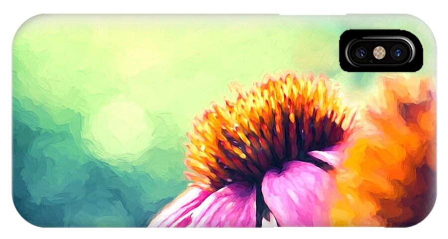 Flowers iPhone X Case featuring the photograph Flowers by Shirley Radabaugh