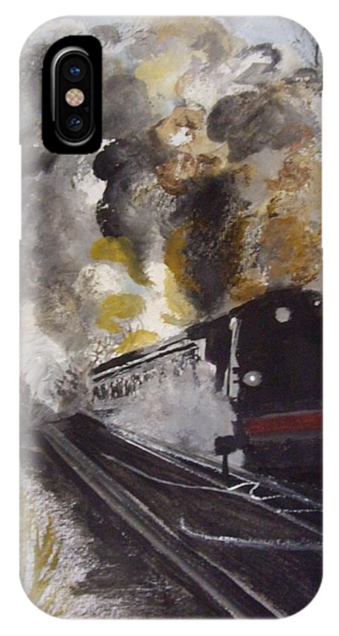 Tangmere iPhone X Case featuring the painting Flying Home by Carole Robins