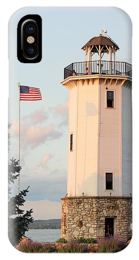 Light iPhone X Case featuring the photograph Fond du Lac Lighthouse by George Jones