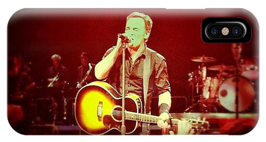 Bruce Springsteen iPhone X Case featuring the photograph Forgot I Had This One by Daniel James