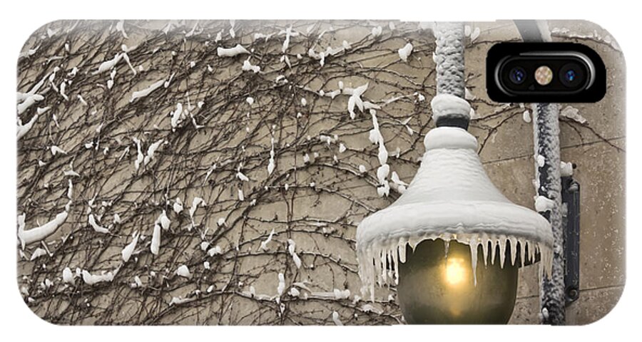 Niagara iPhone X Case featuring the photograph Frozen Illumination by Hany J