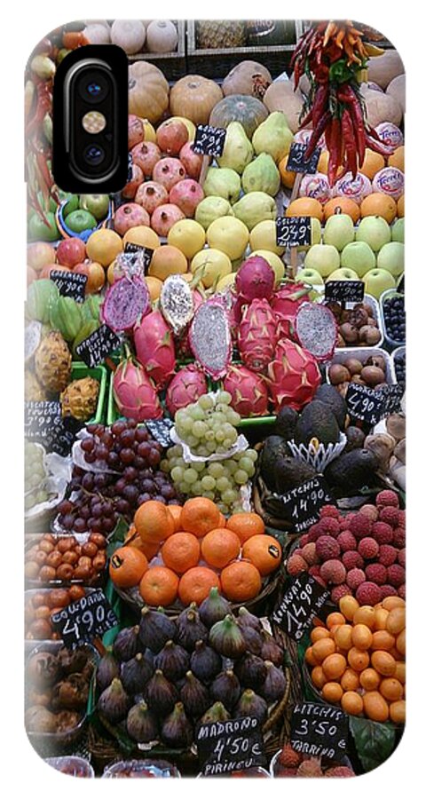 Fruits iPhone X Case featuring the photograph Fruits by Moshe Harboun