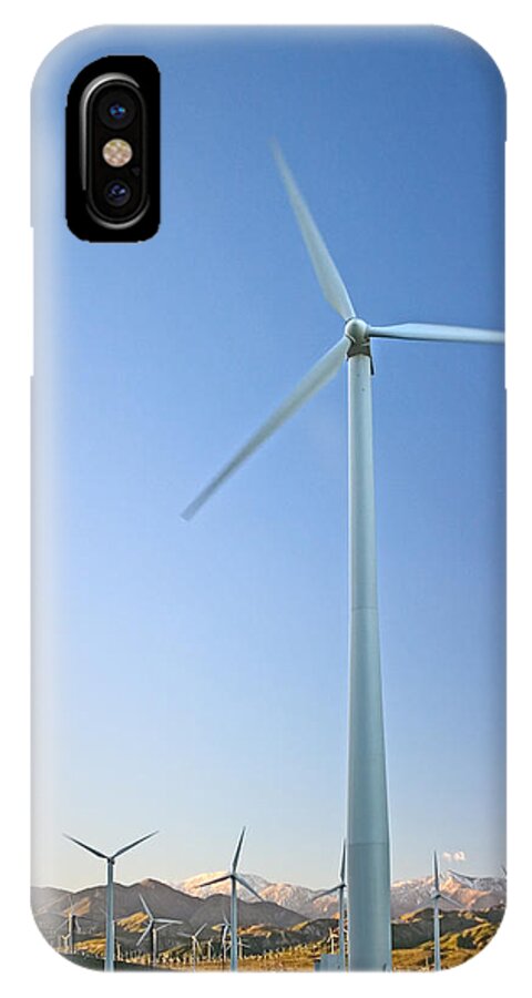 Wind Energy iPhone X Case featuring the photograph Giant Among Giants II by Scott Campbell