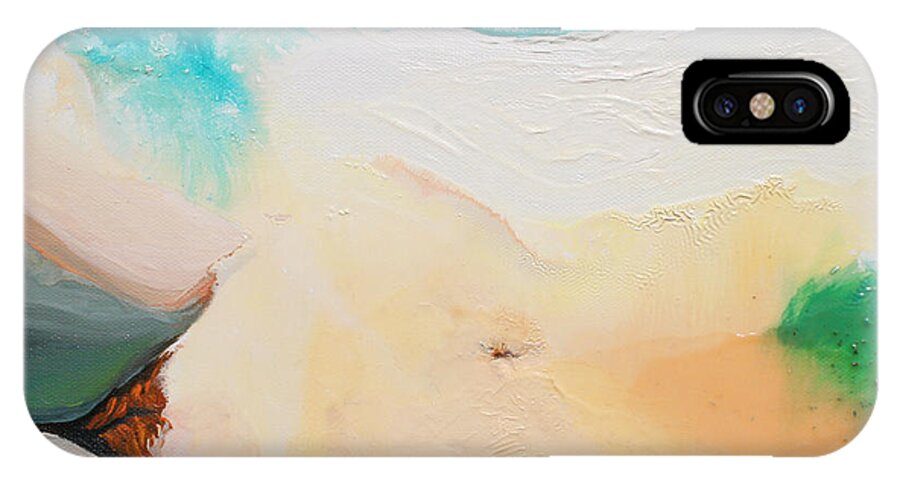 Girl iPhone X Case featuring the painting Girl on Side by Joseph Demaree