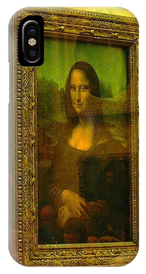 Mona Lisa iPhone X Case featuring the photograph Glance at Mona Lisa by Oleg Zavarzin