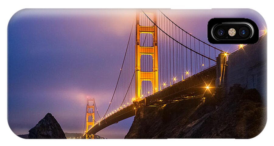 Golden Gate Bridge iPhone X Case featuring the photograph Golden Gate Beauty by Mike Ronnebeck