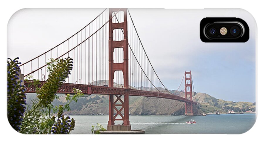 City iPhone X Case featuring the photograph Golden Gate Bridge 3 by Shane Kelly