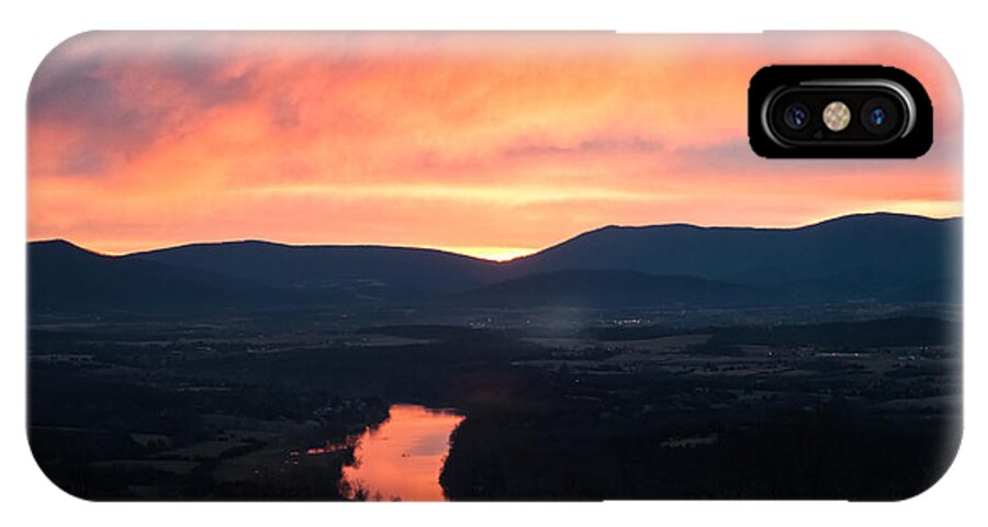 Blue Ridge Dawn iPhone X Case featuring the photograph Good Morning Blue Ridge by Lara Ellis