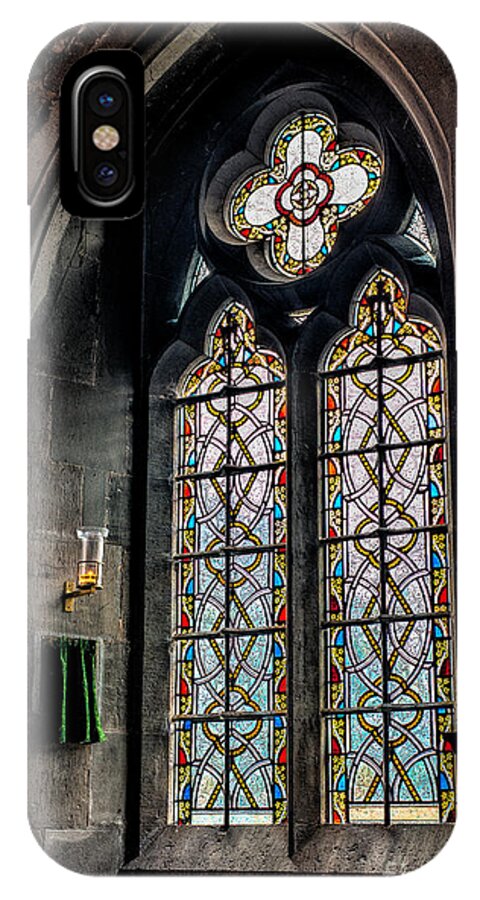 Gothic Window iPhone X Case featuring the photograph Gothic Window by Adrian Evans