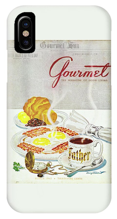 Gourmet Cover Of Breakfast iPhone X Case