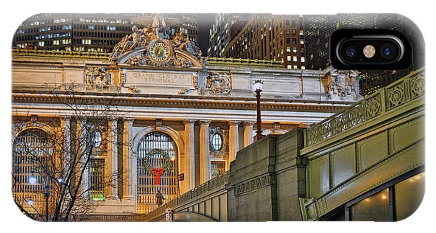 'holiday iPhone X Case featuring the photograph Grand Central Nocturnal by Jeffrey Friedkin