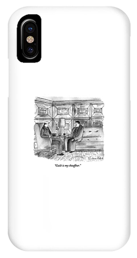 Guilt Is My Chauffeur iPhone X Case