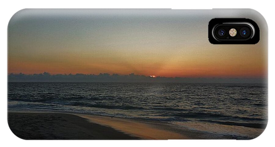 Mark Lemmon Cape Hatteras Nc The Outer Banks Photographer Subjects From Sunrise iPhone X Case featuring the photograph Hatteras Island Sunrise 1 8/23 by Mark Lemmon