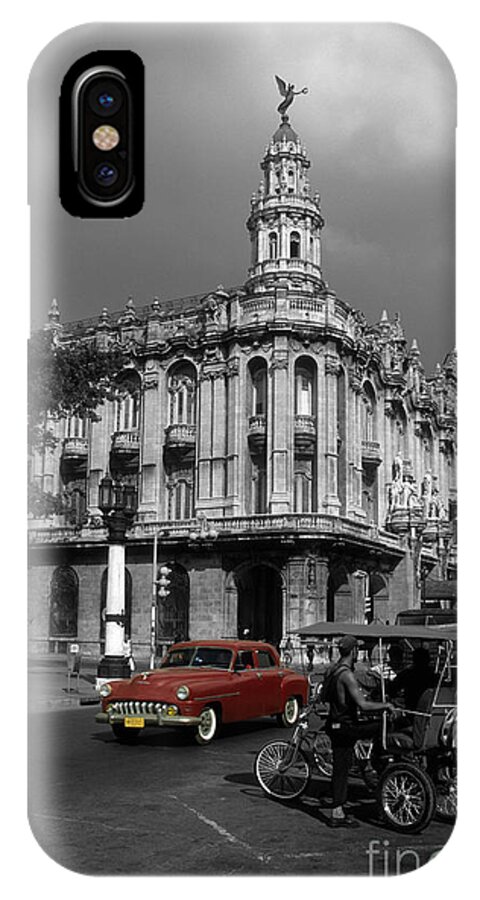 Cuba iPhone X Case featuring the photograph Havana Red by James Brunker