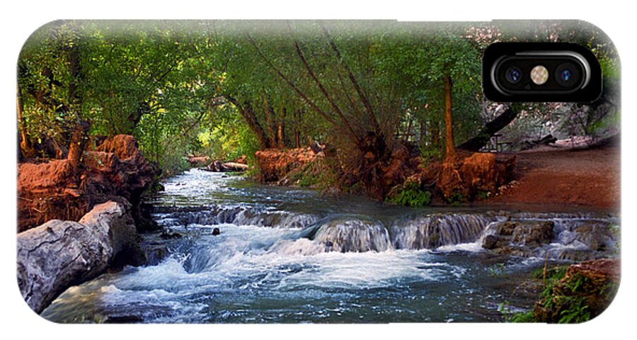 Arizona iPhone X Case featuring the photograph Havasu Creek by Kathy McClure