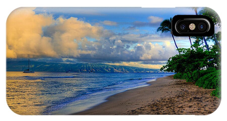 Hawaiian iPhone X Case featuring the photograph Hawaiian Island Sunrise by Kelly Wade
