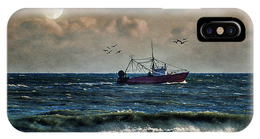 Fishing iPhone X Case featuring the photograph Heading Out by Cathy Kovarik