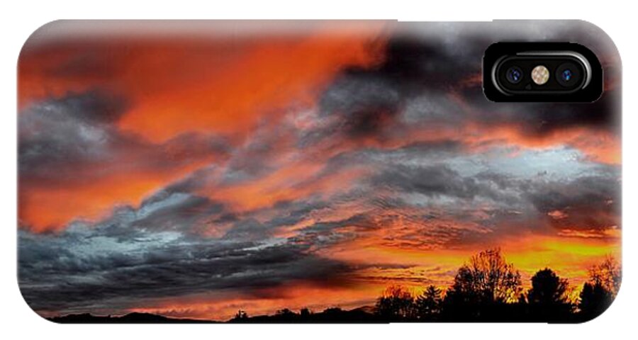 Sunrise iPhone X Case featuring the photograph Heaven by Craig Burgwardt
