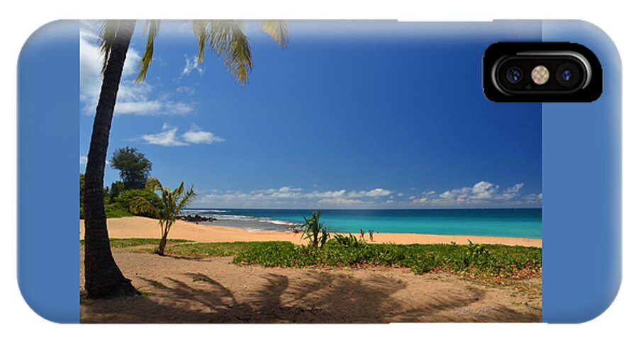 Hawaii iPhone X Case featuring the photograph Heavenly Haena Beach by Marie Hicks
